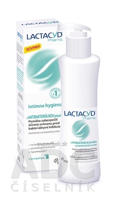 LACTACYD Pharma ANTIBAKTERIÁLNY intímna hygiena 1x250 ml