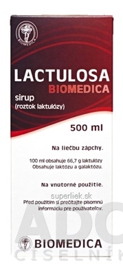 LACTULOSA BIOMEDICA sir 50% 1x500 ml