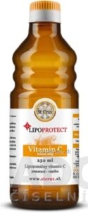 Vitamín C LIPOPROTECT - St. CRUX lipozomálny vitamín C v oleji, pomaranč - vanilka, 1x250 ml