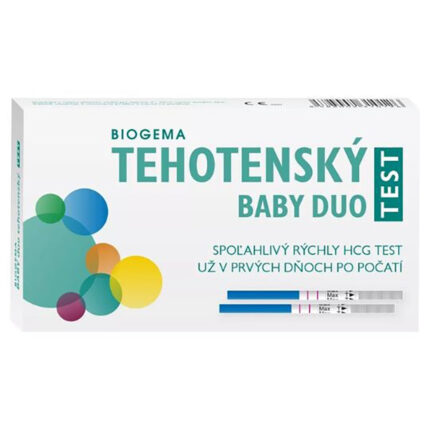 BABY TEST DUO tehotenský test, samodiagnostický 1x2 ks