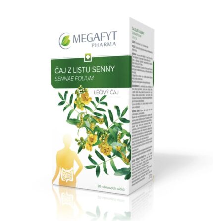 MEGAFYT Čaj z listov senny spc (záparové vrecúška) 20x1 g (20 g)