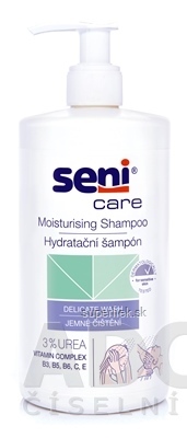 Seni Care Hydratačný šampón na vlasy, 3% Urea a vitamíny, 1x500 ml