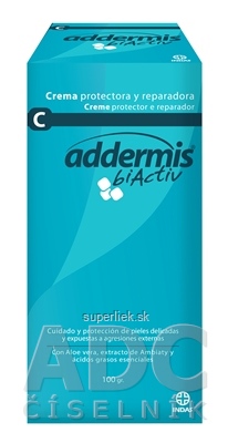 Addermis biActiv C Ochranný krém s oxidom zinočnatým 1x100 g