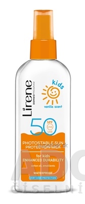 Lirene SUN PROTECTION Kids SPF 50+ Sprej opaľovacie telové mlieko pre deti 1x150 ml