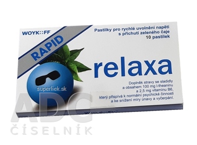relaxa RAPID - Woykoff pastilky 1x10 ks
