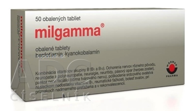 MILGAMMA tbl obd 50 mg/250 µg 1x50 ks