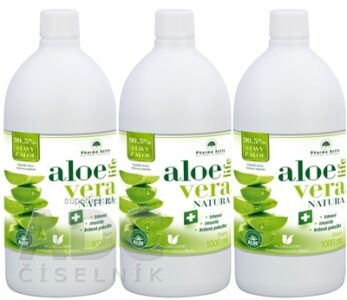 Pharma Activ AloeVeraLife NATURA AKCIA šťava z aloe 99,5% (2+1 zadarmo) 3x1000 ml (3000 ml)