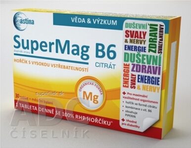 Astina SuperMag B6 CITRÁT tbl 1x30 ks