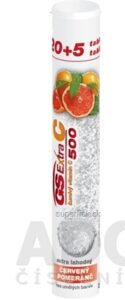GS Extra C 500 šumivý červený pomaranč tbl eff 20+5 navyše (25 ks)