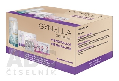 GYNELLA Solution MENOPAUZA Artrogel 21x7,5 g + Balance čapíky 10 ks + Intimate Foam 150 ml, 1x1 set
