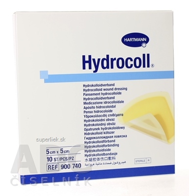 HYDROCOLL kompres hydrokoloidný (5cm x 5cm) 1x10 ks