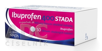 Ibuprofen 400 STADA tbl flm (blis.) 1x50 ks