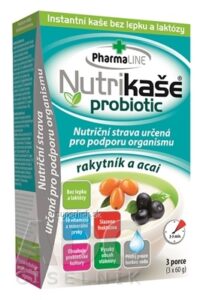 Nutrikaša probiotic - rakytník a acai 3x60 g (180 g)
