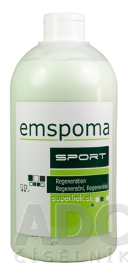 EMSPOMA Regeneračná "Z" - zelená masážna emulzia 1x1000 ml