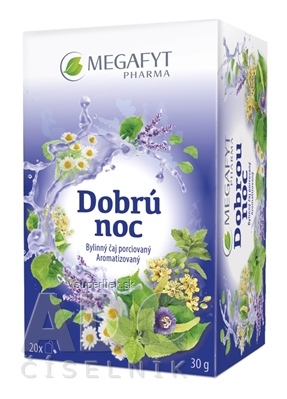 MEGAFYT Dobrú noc bylinný čaj 20x1,5 g (30 g)