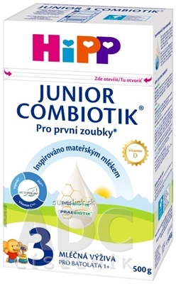 HiPP 3 JUNIOR COMBIOTIK (inov.2021) mliečna výživa pre batoľatá (od 1 roka ) 1x500 g