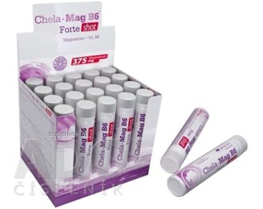 Chela-Mag B6 Forte shot ampuly, višňová príchuť 20x25 ml