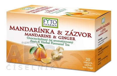 FYTO MANDARÍNKA & ZÁZVOR ovocno-bylinný čaj 20x2 g (40 g)