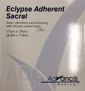 Eclypse Adherent Sacral krytie na rany superabsorpčné 17x19 cm, 1x10 ks