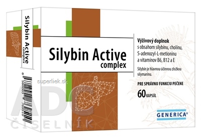 GENERICA Silybin Active complex cps 1x60 ks