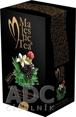 Biogena Majestic Tea Aloe Vera & Ostružina ovocno-bylinná zmes 20x2,5 g (50 g)