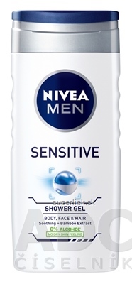 NIVEA MEN Sprchový gél SENSITIVE 1x250 ml
