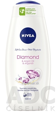 NIVEA Sprchový gél DIAMOND & Argan oil 1x500 ml