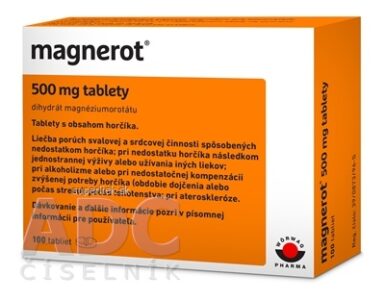 MAGNEROT 500 mg tbl (blister PVC/PVDC/Al) 1x100 ks