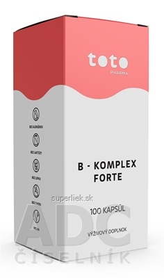 TOTO B-KOMPLEX FORTE cps s postupným uvoľňovaním 1x100 ks