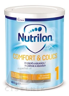 Nutrilon 1 COMFORT & COLICS špeciálna mliečna výživa v prášku (od narodenia) 1x400 g