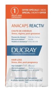 DUCRAY ANACAPS REACTIV cps (podpora pre vlasy) (inov.2023) 1x90 ks