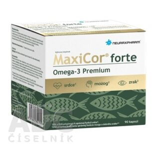 Neuraxpharm MaxiCor forte Omega-3 Premium cps 1x90 ks