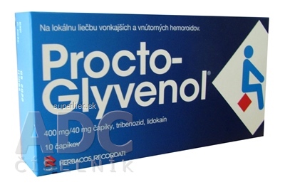 Procto-Glyvenol sup (blis.Al/PE) 1x10 ks