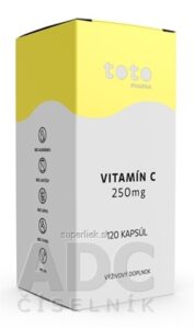 TOTO VITAMÍN C 250 mg cps 1x120 ks