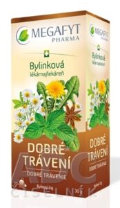 MEGAFYT Bylinková lekáreň DOBRÉ TRÁVENIE bylinný čaj 20x1,5 g (30 g)