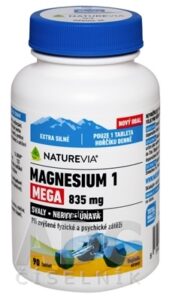 SWISS NATUREVIA MAGNESIUM 1 MEGA 835 mg tbl 1x90 ks