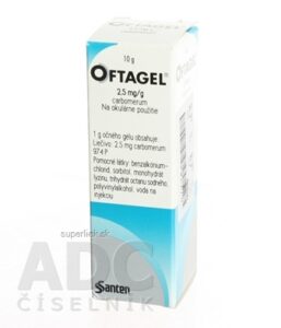 OFTAGEL 2,5 mg/g gel oph (fľ.LDPE) 1x10 g