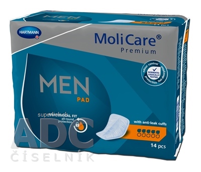 MoliCare Premium MEN PAD 5 kvapiek inkontinenčné vložky pre mužov 1x14 ks