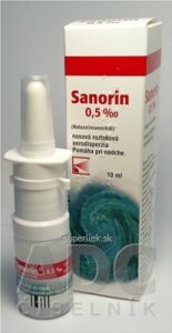 Sanorin 0,5 ‰ aer nao (fľ.PE) 1x10 ml