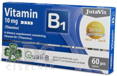 JutaVit Vitamín B1 10 mg tbl 1x60 ks