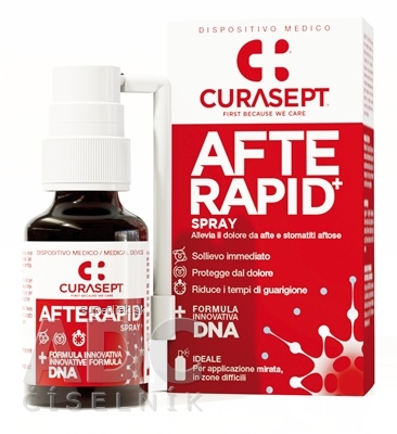 CURASEPT AFTE RAPID+ sprej 1x15 ml