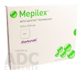 Mepilex 12,5x12,5 cm obväz z mäkkého penového silikónu 1x5 ks