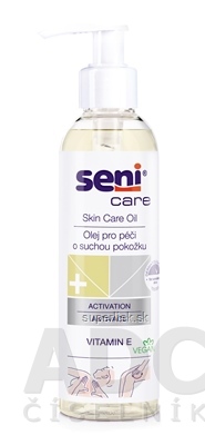 Seni Care Ošetrujúci olej pre suchú a citlivú pokožku, aktivácia 1x200 ml