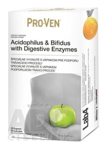 Pro-Ven Acidophilus & Bifidus cps with Digestive Enzymes 1x30 ks