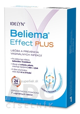 Idelyn Beliema Effect PLUS tablety vaginálne 1x7 ks