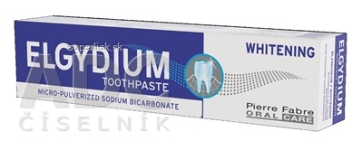 ELGYDIUM WHITENING zubná pasta 1x75 ml