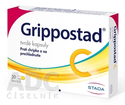 Grippostad C cps dur 200 mg (blis.PVC/PVDC/Al) 1x20 ks