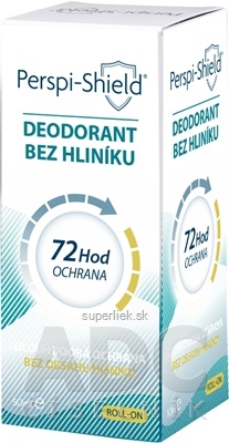 Perspi-Shield DEODORANT BEZ HLINÍKA 72Hod OCHRANA roll-on 1x50 ml
