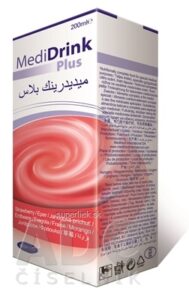 MediDrink Plus (verzia 2016) jahodová príchuť 30x200 ml
