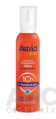 ASTRID SUN Chladivá regeneračná pena po opaľovaní D-panthenol 10%, 1x150 ml